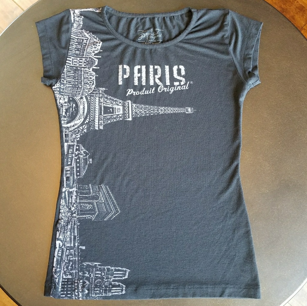 Paris Graphic Tee Small